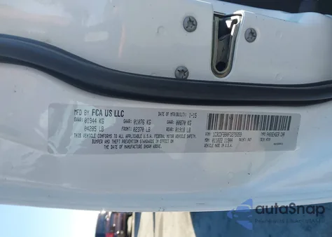 2015 Dodge Dart Sxt z USA, uszkodzony, nr VIN 1C3CDFBB0FD279359